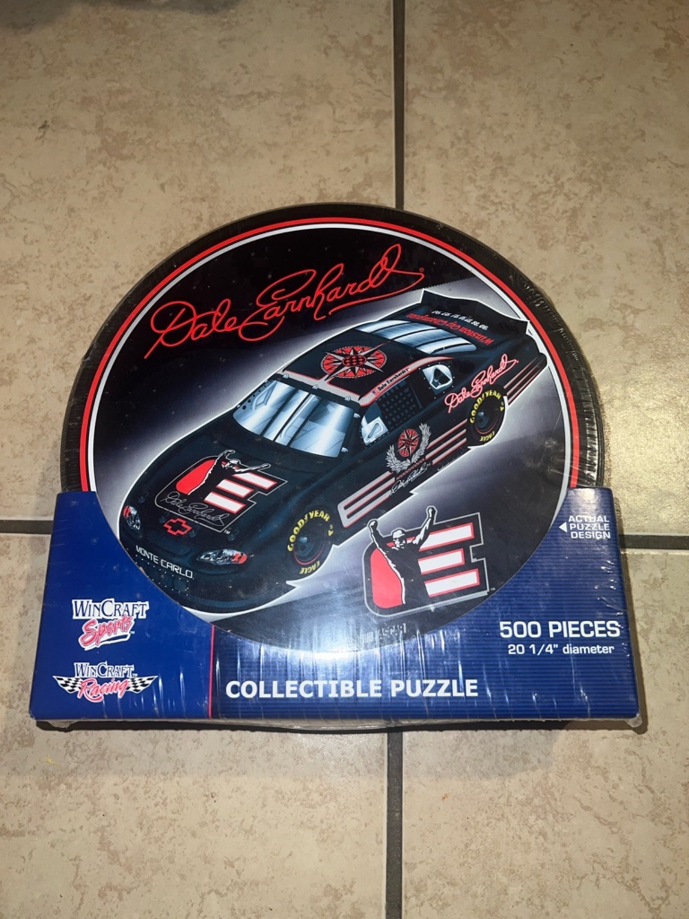 Dale Earnhardt Black Race Car Collectible Kids Puzzle - 500 Pieces